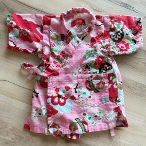 Infant 6-12 month Floral Kimono Robe